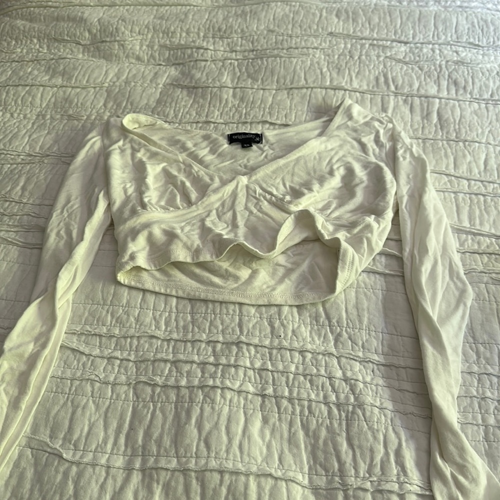 cropped long sleeve